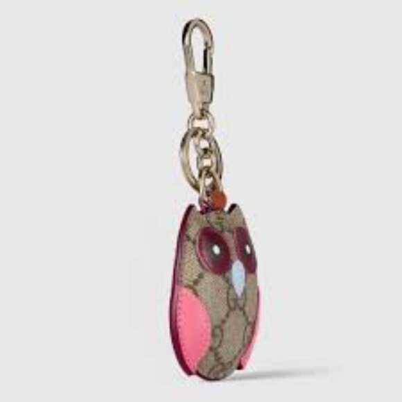 GUCCI Owl Shape Bag Charm Keychain Multicolor 821813 9AAGU 8075 - NWOT - Picture 7 of 9